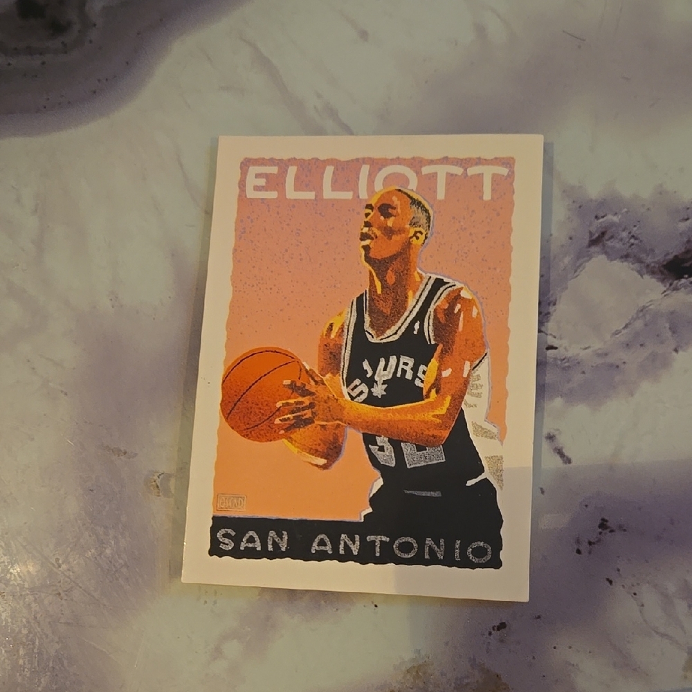 Sean Elliott Basketball Card